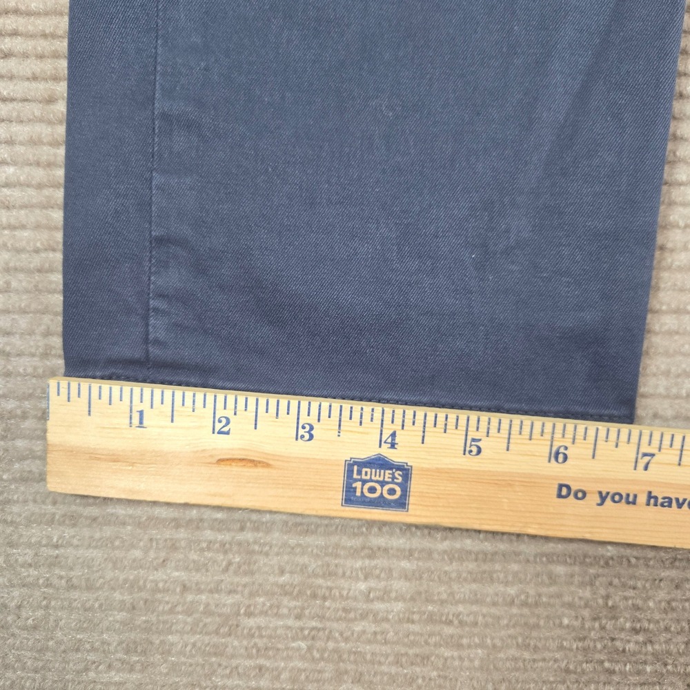 Brooks Brothers Mens 34x32 Navy Blue Slim Fit Stretch 5-Pocket Chino Pants - Picture 4 of 7
